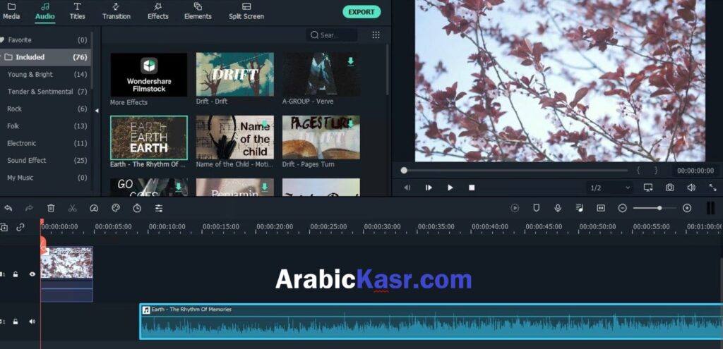 Wondershare Filmora كسر